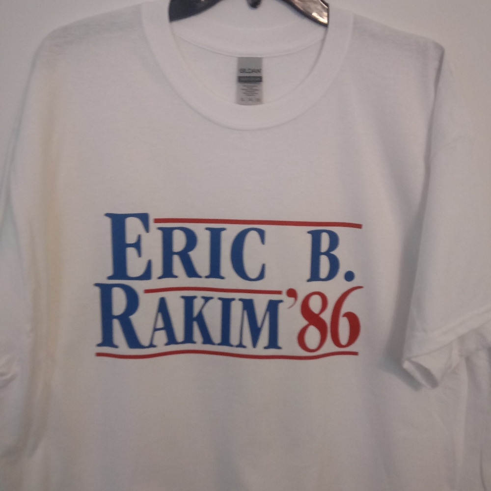 Eric B & Rakim 86 T shirt New Hip hop